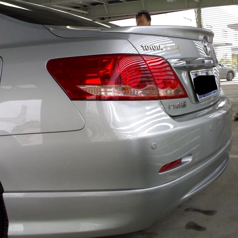 Для Toyota Camry 2006 2007 2008 2009 2010 2011 задний багажник надрезаемая подкладка, abs Пластик грунтовка Цвет для хвостовой части автомобиля декоративное крыло