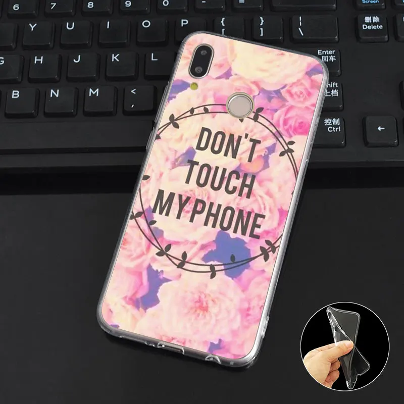 L146 Dont Touch My Phone Soft TPU Silicone Case Cover For Huawei P8 P9 P10 P20 P30 Lite Pro P Smart Plus 2017 2019 |
