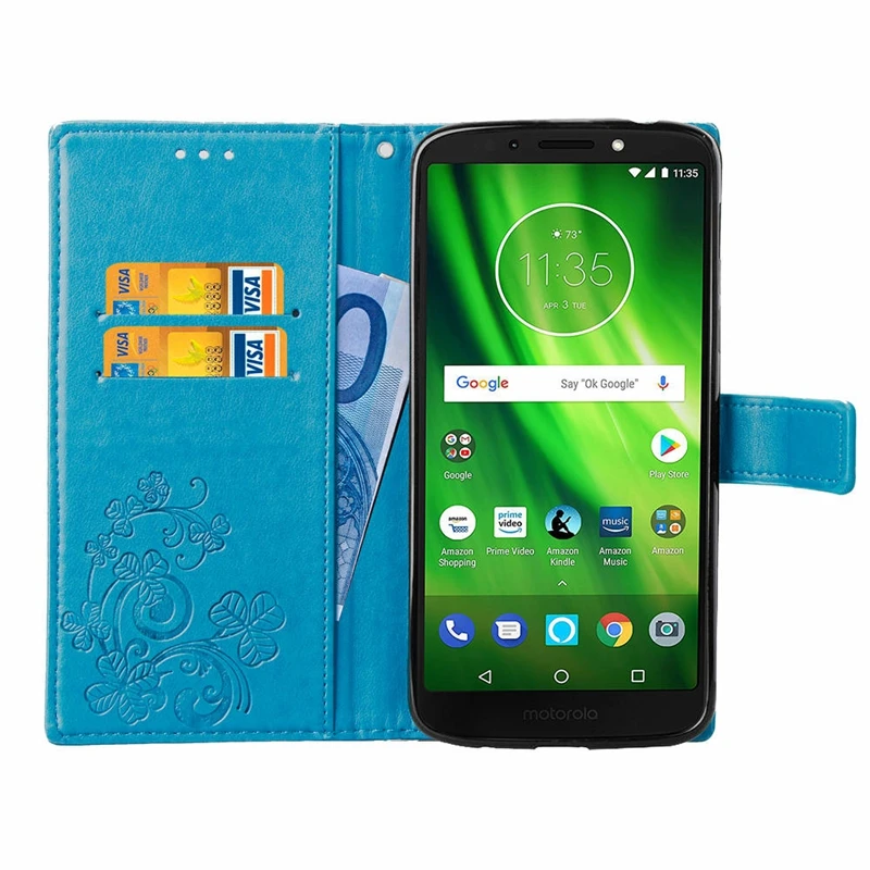 HKKAIS flip case For Motorola Moto G4 G5 G5S G6 G7 Plus Z Z2 Play Force M X4 X Style P30 Note Wallet cover | Мобильные телефоны и