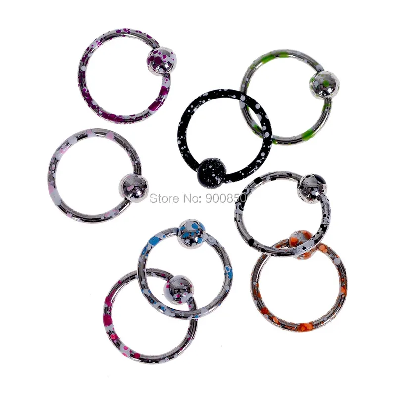 19 г Нос Кольца для пирсинга перегородки носа пирсинг ювелирные изделия женщин