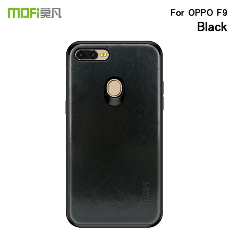 

MOFi PU Leather + TPU + PC Case for OPPO F9 Cover Phone Cases Full Protection Back Cover OPPO F9 F 9 Phone Case Cover Shell