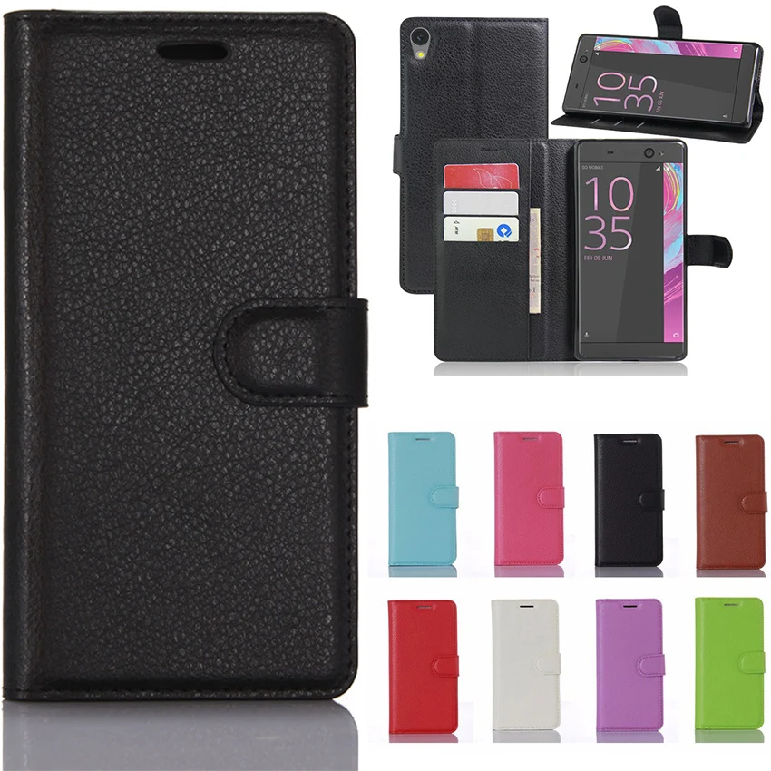Двойной Кожаный чехол книжка для Sony C6 Xperia XA Ultra F3212 F3216 F3211 F3213 F3215 F 3212 3216|Бамперы| |