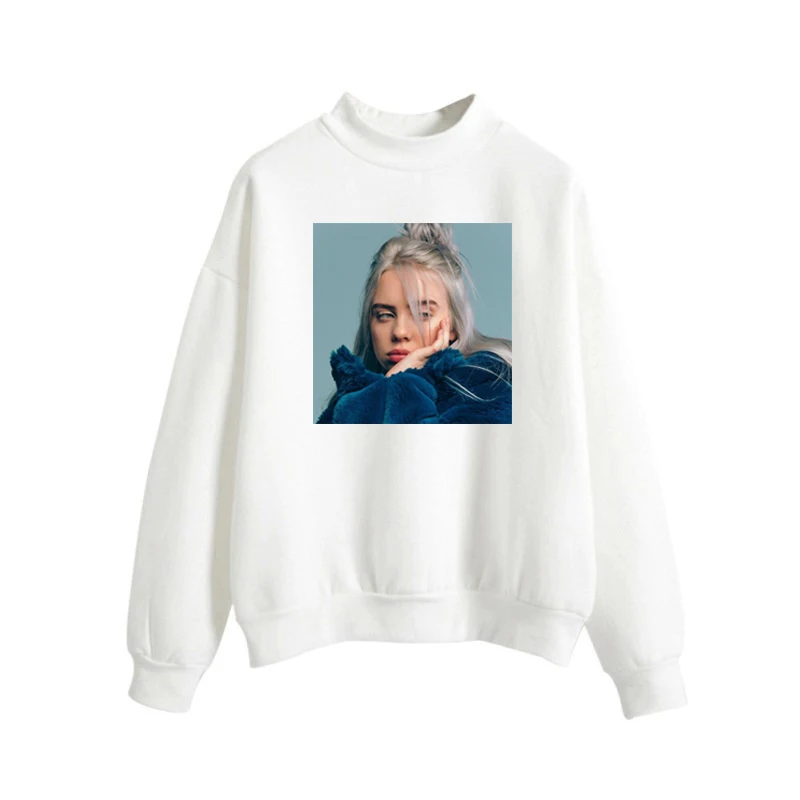 Billie Eilish толстовки женские Harajuku Осень Зима толстовка с принтом Повседневная винтажная Эстетическая Толстовка негабаритная Толстовка