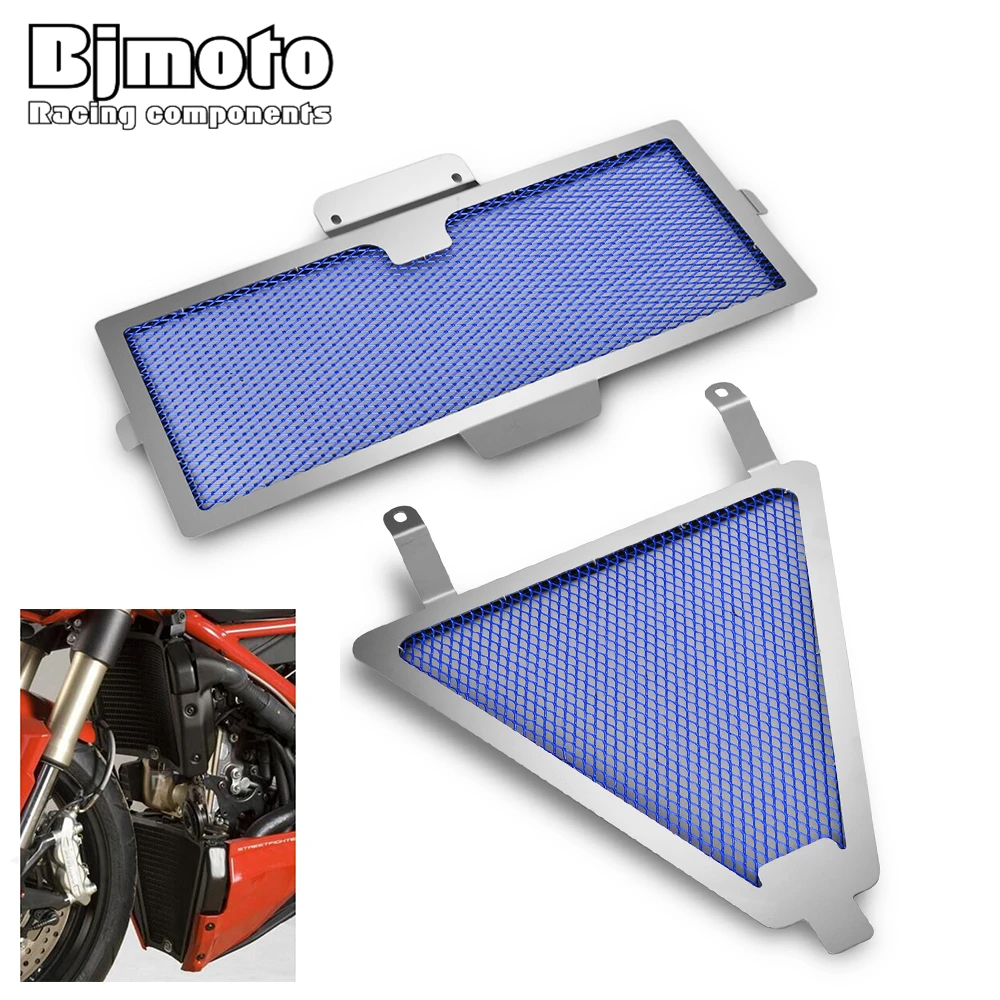 

BJMOTO Motorcycle Radiator Guard Protection Grill for Ducati 899 959 1199 1199R 1199S 1299