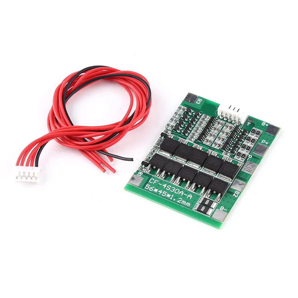 'Best' 4 String 14 8 V 30A BMS Щит защиты печатной платы 18650 Li Ion автоматический выключатель