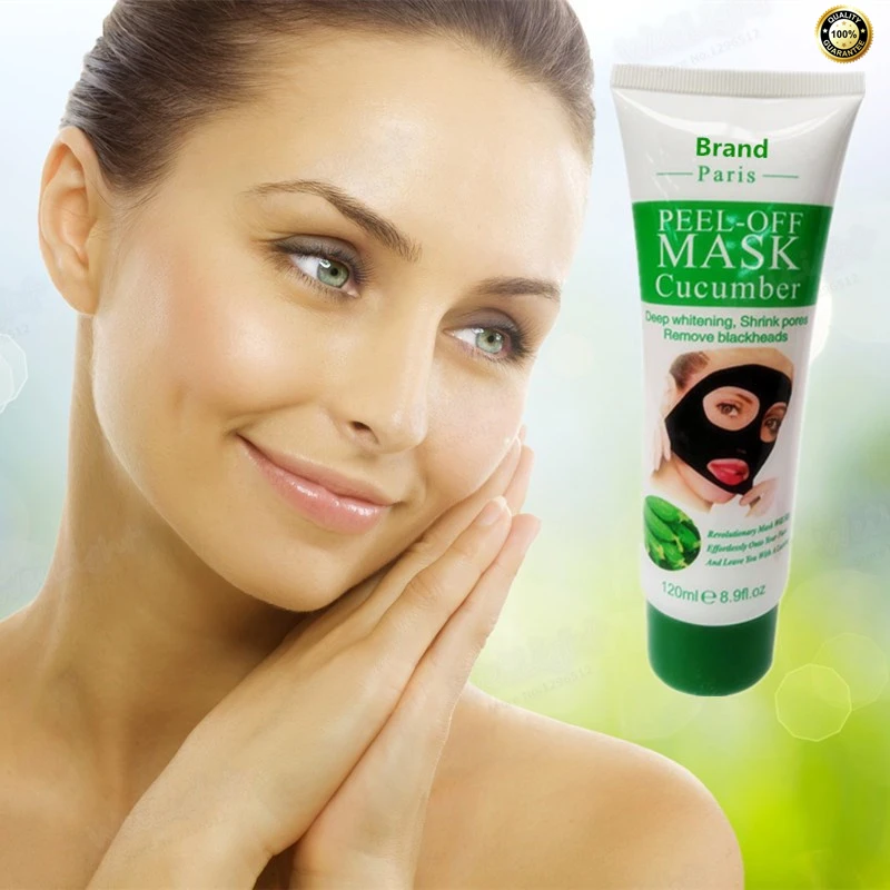 

120ML green cucumber Mask Collagen Facial mask Peel off Skin Whitening Anti wrinkle Anti Aging