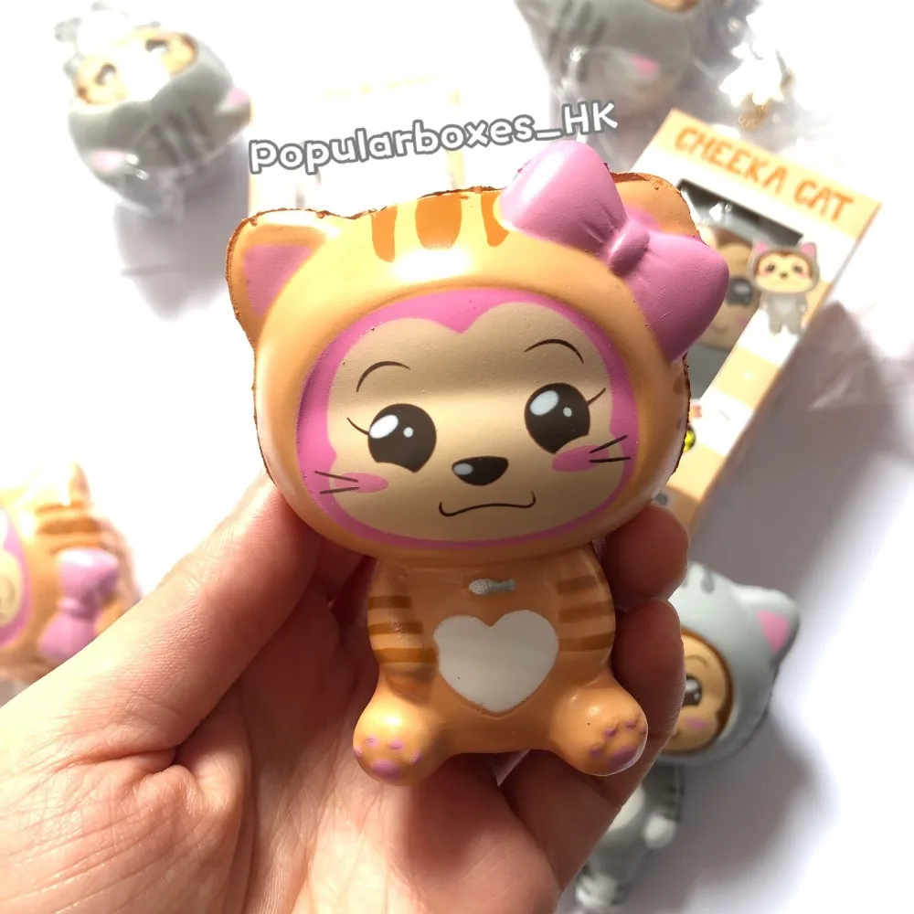 Мягкая медленно восстанавливающая форму игрушка-Кот punimaru cheeka | Игрушки и хобби