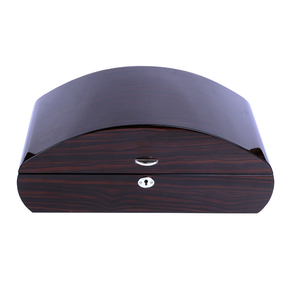 Deluxe Cohiba humidor cigar box ARC design with piano finish Cedar wood inside for 75-100ct cigars packaging | Украшения и