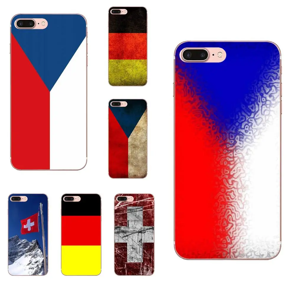 Чехия Швейцария Германия Флаг для Galaxy J1 J2 J3 J330 J4 J5 J6 J7 J730 J8 2015 2016 2017 2018 mini Pro|Бамперы|