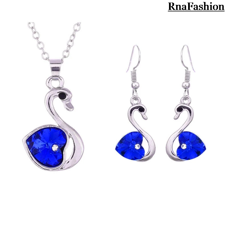 Новинка 2014 оптовая продажа Классические Подвески лебедя ожерелья висячие серьги