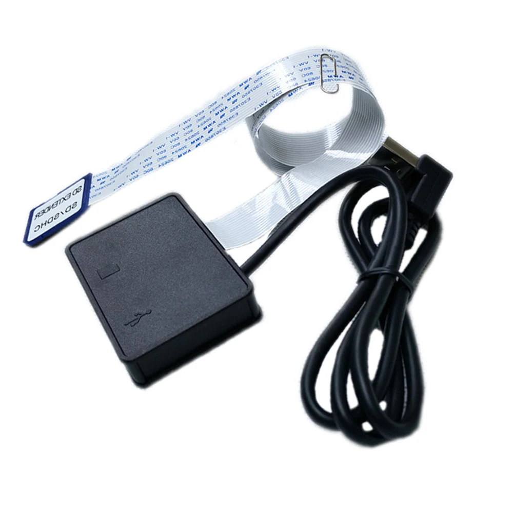 

USB Flexible Extension Cable Extender Adapter Converter SD Card Female SDHC Card Reader for MP3 GPS Mobile Phone 54/70 CM
