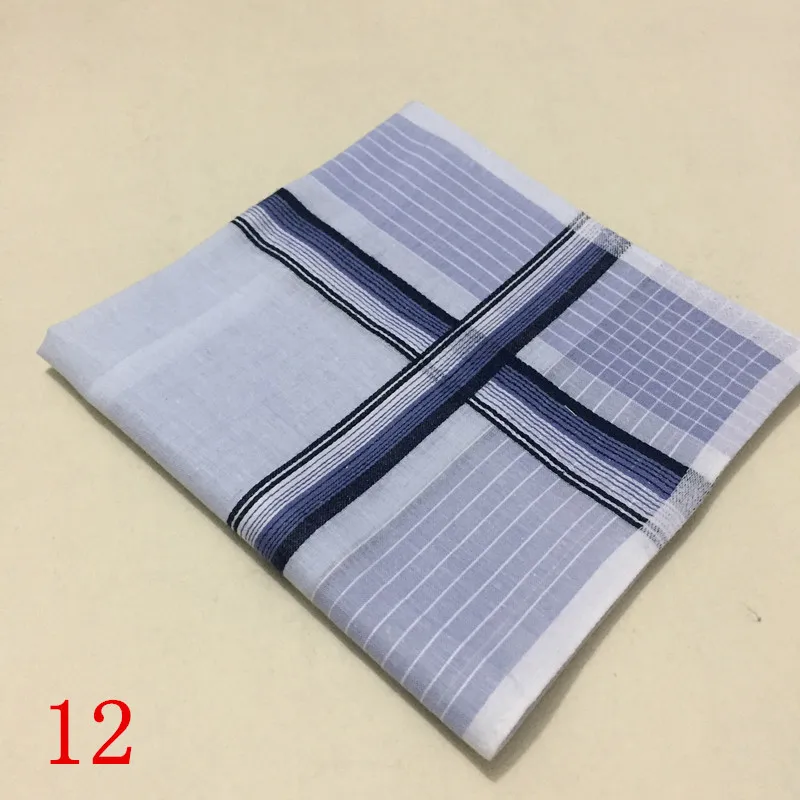 43x43cm Fancy Fashion Square Suit Hankie Cotton Multi-Pattern Casual Men's Handkerchief