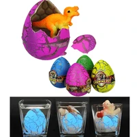 5pcs large colorful water hatching inflation dinosaur egg novelty gag toys egg surprise watercolor cracks grow egg dinosaur toy