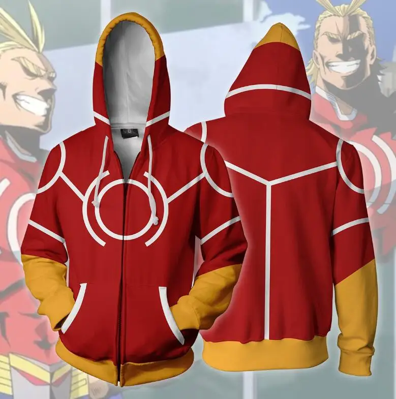 Style 8 Аниме Boku no My Hero Academy Dek 3D наряды Толстовка Куртка пальто Униформа футболка Bakugou Katsuki Todoro Shouto Косплей Костюм - Цвет: Style 8