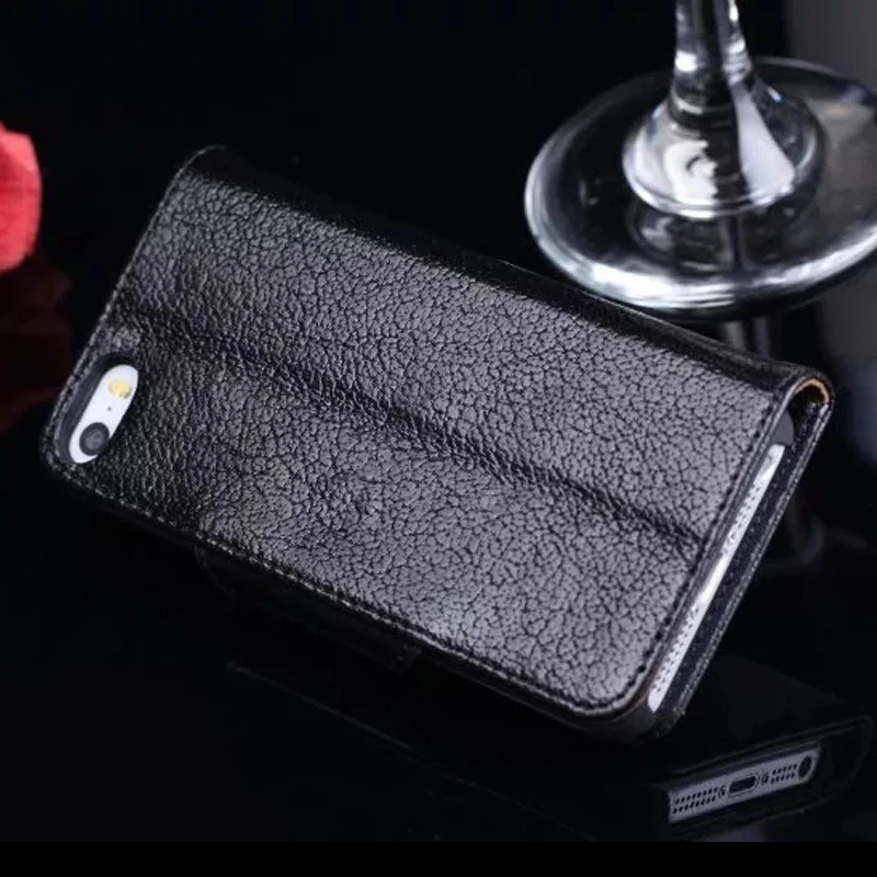 Usmile Kickstand Чехол для iphone SE Як Подлинная Кошелек Кожаный APPLE 5 5S| |