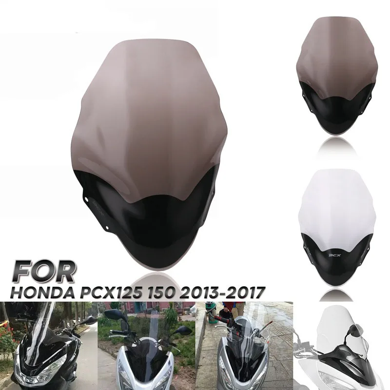 Лобовое стекло мотоцикла ABS ветровое ДЕФЛЕКТОР ДЛЯ Honda pcx 125 PCX125 150 2013 2017 Parabrisas Defletor