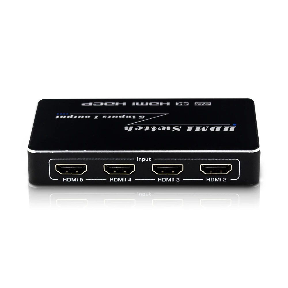 4K Переключатель HDMI 5x1 5 в 1 выход Поддержка x 2K 30 Гц V1.4 3D для HDTV DVD|Кабели HDMI| |