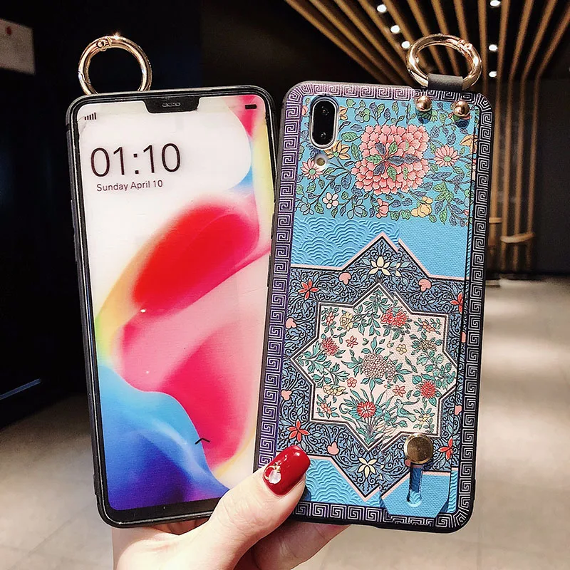 Чехол с ремешком на запястье для телефона Huawei Mate 10 20 Pro чехол P10 plus P20 Lite Nova 4 3 3i 2s