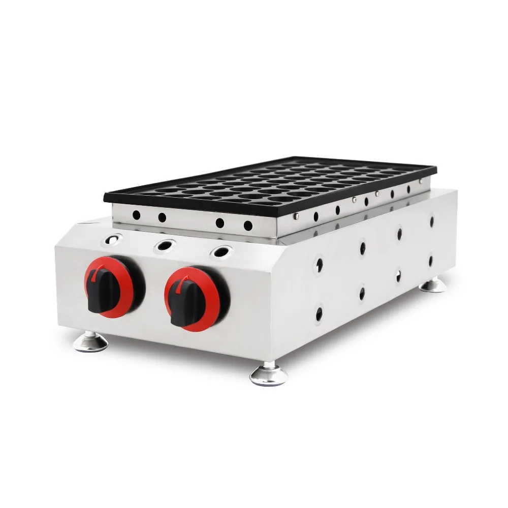 Бесплатная доставка газовый tye 50 отверстий Poffertjes гриль антипригарный