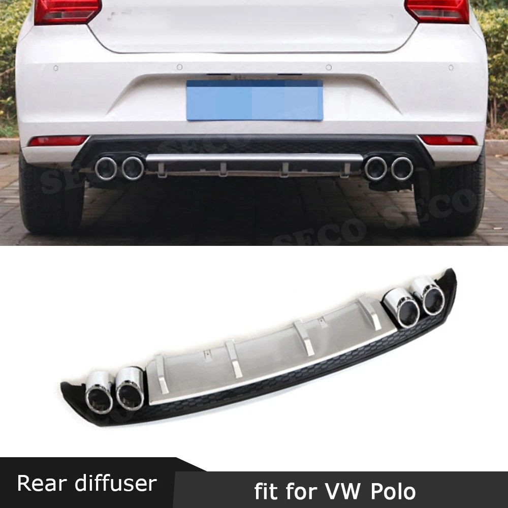 Высокое Качество PP задний спойлер для Volkswagen VW Polo Standard 2014 2018 накладка