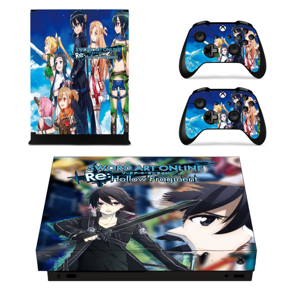 Обувь для вечеринки в Стиле косплей Sword Art Online (SAO) кожи Стикеры наклейка Xbox One X Slim