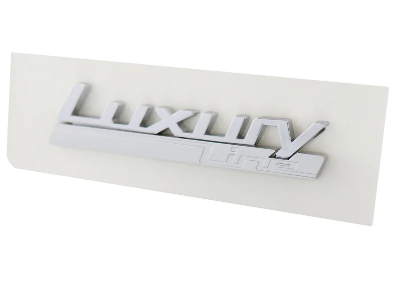 2 pcs LUXURY LINE for BMW 3 4 5 F 7 Series GT Fender WING Nameplate Emblem Badge Sticker | Автомобили и мотоциклы