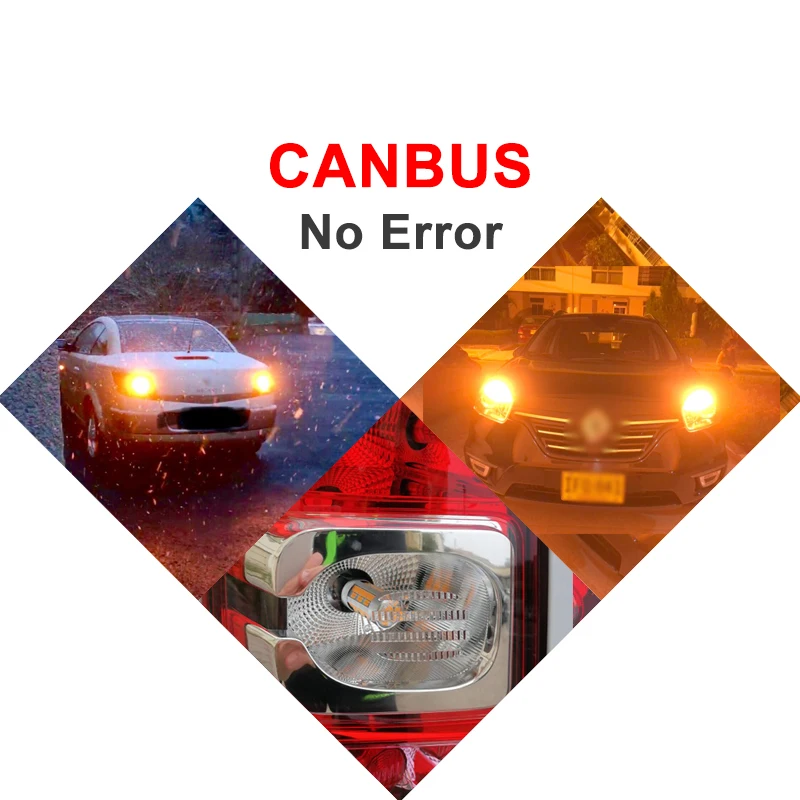 Светодиодный CanBus без ошибок 1156 BAU15S PY21W 7507 лампы для Alfa Romeo 4C автомобилей сигнала