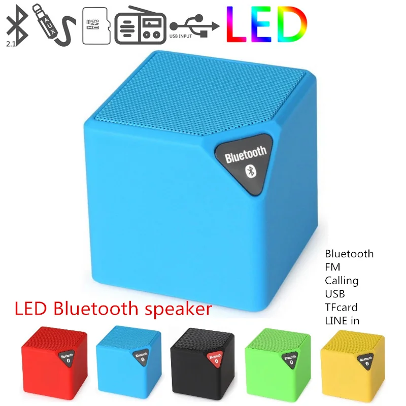 Новая bluetooth-динамик X3 Куба вела спикер TF USB беспроводной портативный музыкальный