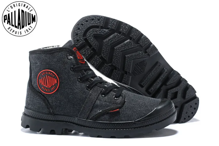 PALLADIUM Pampa/парусиновая плюшевая обувь с подогревом Botas ковбойские кроссовки модная