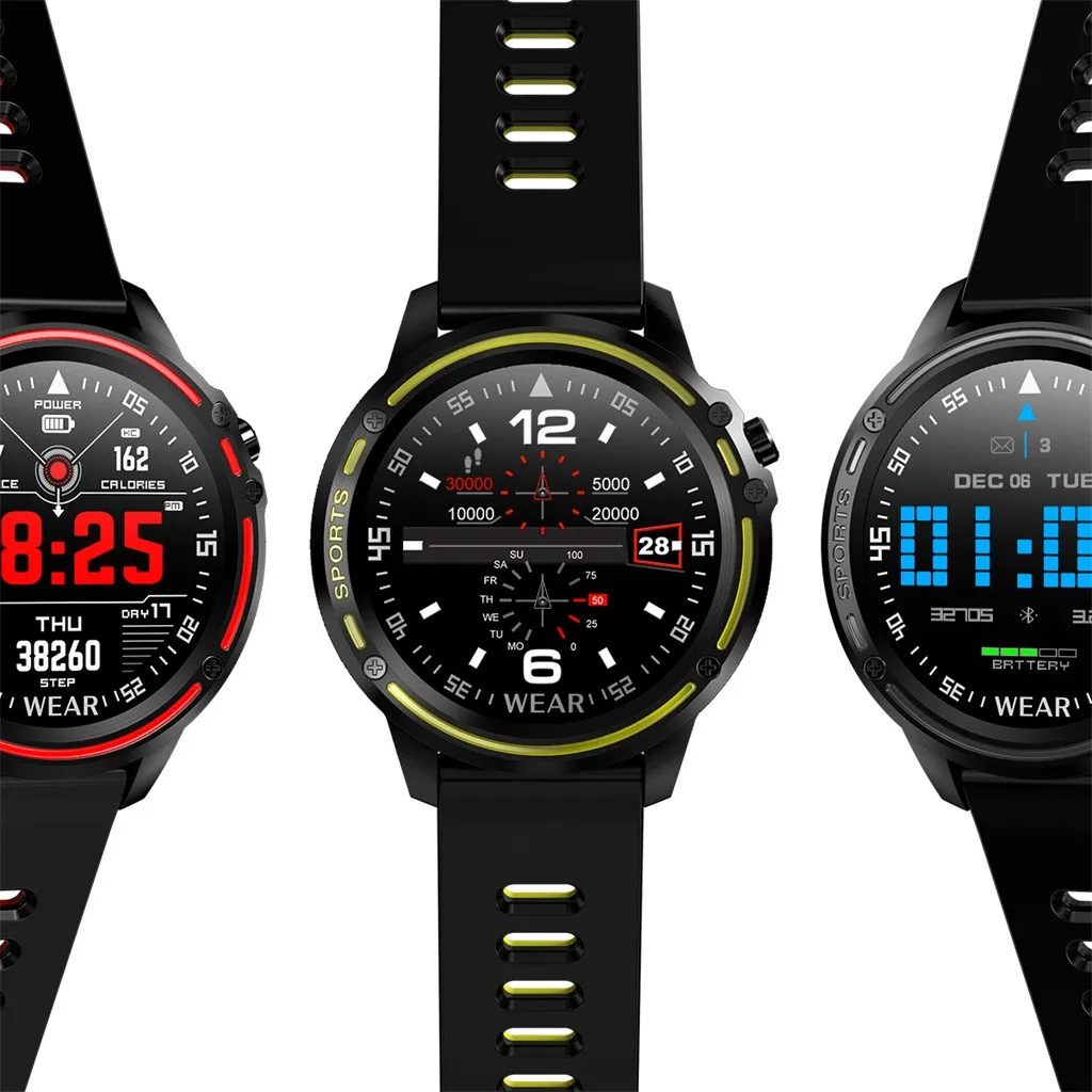L8 Смарт часы для мужчин IP68 водонепроницаемый Reloj Hombre режим SmartWatch с ЭКГ PPG кровяное давление сердечного ритма спортивные фитнес часы#25