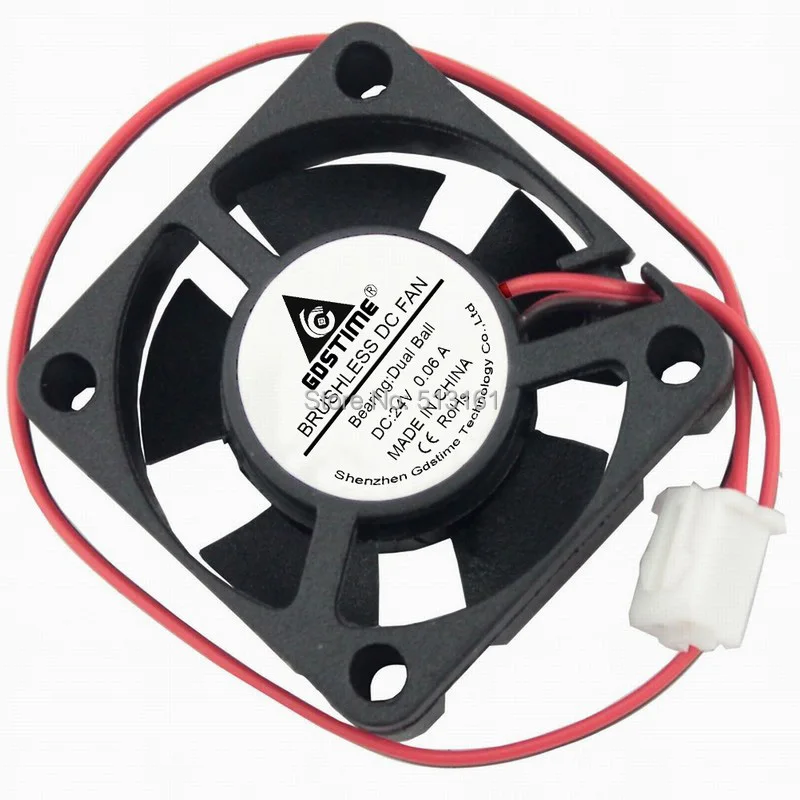 20 шт. Gdstime 30x30x10 мм DC 24 V 2-Pin 30 мм шариковый подшипник кулер безщеточный радиатора мини вентилятор охлаждения 3010