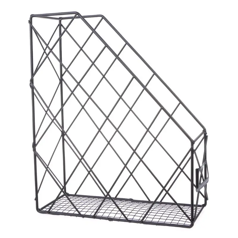 5AC1100827-BK Gig space Высокое качество Современный Настольный стеллаж для хранения книг железная книжная полка органайзер полка дисплей Декор по низкой цене - Цвет: 5AC1100827-BK