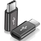 Адаптер типа C для Micro USB Для Huawei P30 Pro Adattatore для Samsung Galaxy A90 A80 A70 A60 A50 A40 A30 Adaptador