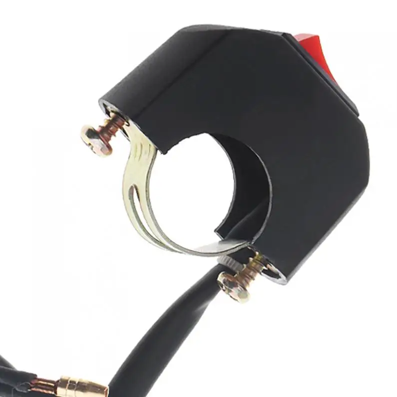 22 мм водонепроницаемый универсальный черный переключатель Руля Мотоцикла Flameout