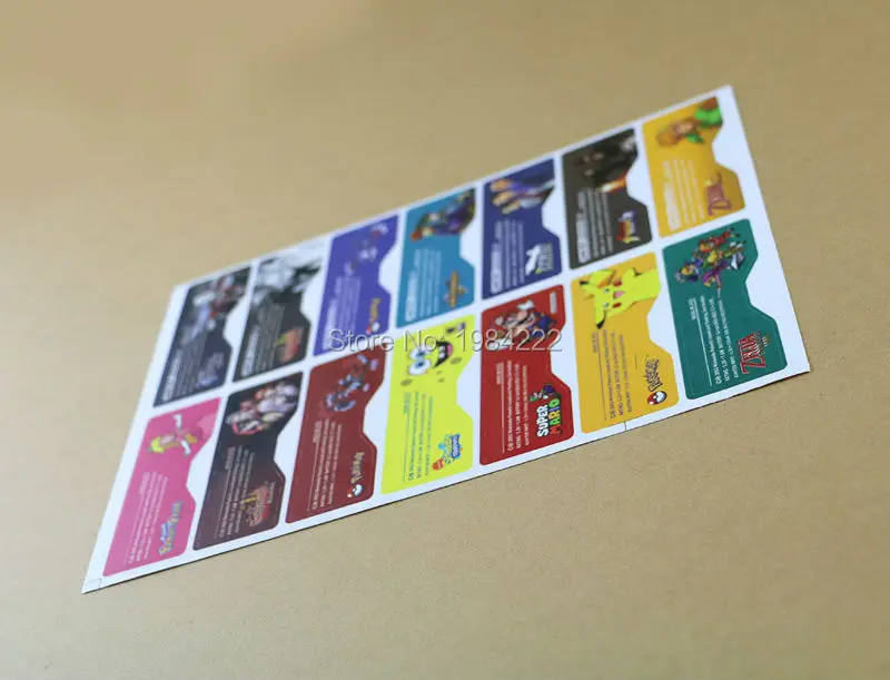 Наклейка на заднюю панель консоли GBA SP 14 шт./лот = 1 комплект|sticker design|stickers forstickers