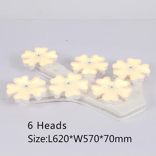 6 Heads L62xW57cm Сливы Творческий современные светодиодные светильники потолочные для гостиной Спальня Крытый потолочный светильник светильники plafonnier - Цвет корпуса: 6 Heads L62xW57cm