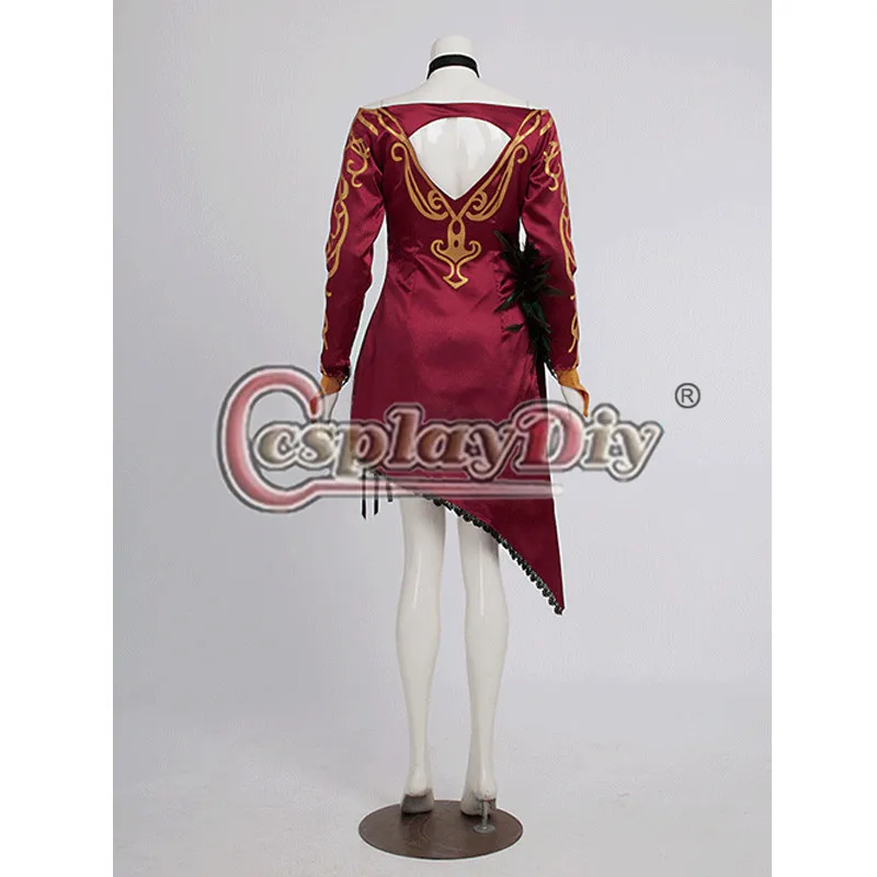 Cosplaydiy Cinder осень косплей RWBY платье для взрослых женщин Хэллоуин Карнавальный