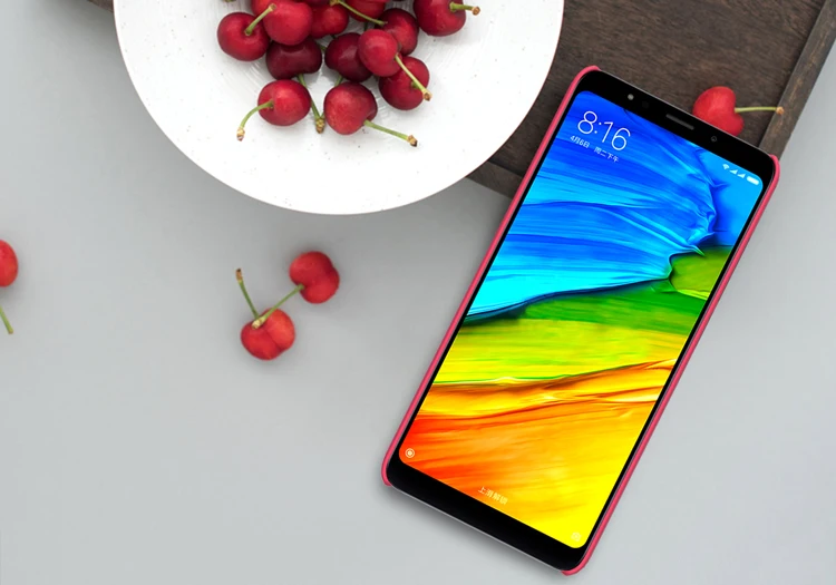 Xiaomi redmi 5 plus чехол xiaomi redmi 5 plus чехол NILLKIN Супер Матовый Защитный матовый жесткий чехол
