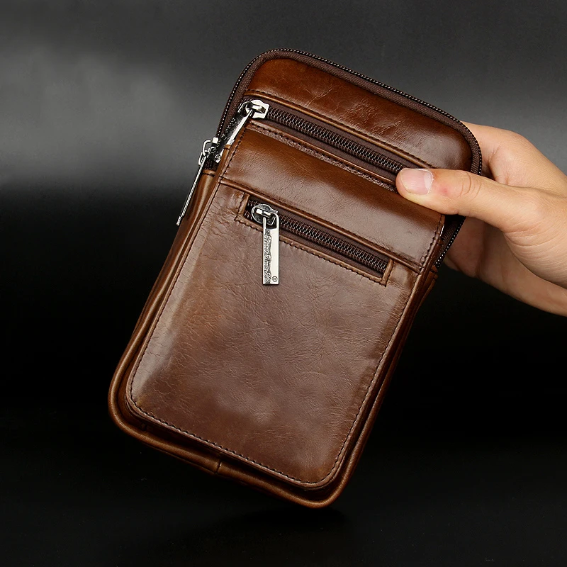 2017 из натуральной кожи Одного Плеча Мешок Сумка мужская носить голову слой