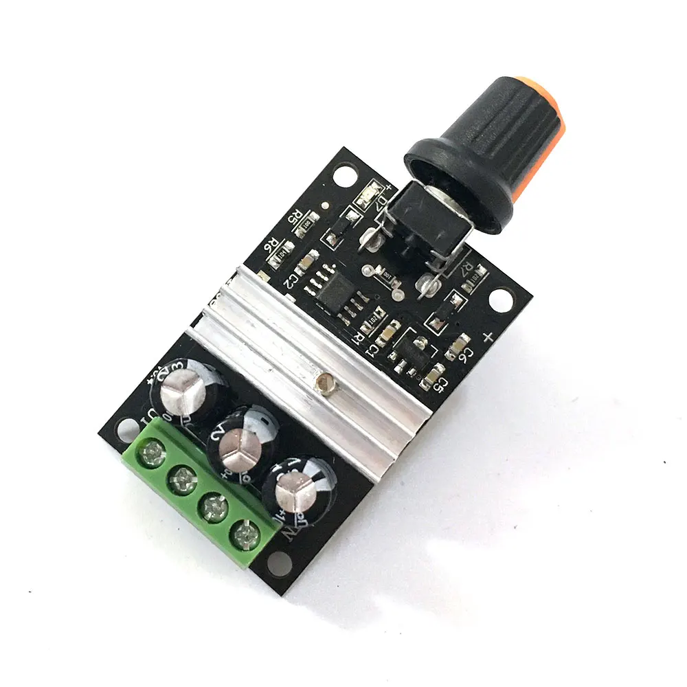 EBOWAN DC 6 в 12 В 24 В 28VDC 3A 80 Вт ШИМ регулятор скорости двигателя Регулируемый переключатель управления переменной скоростью