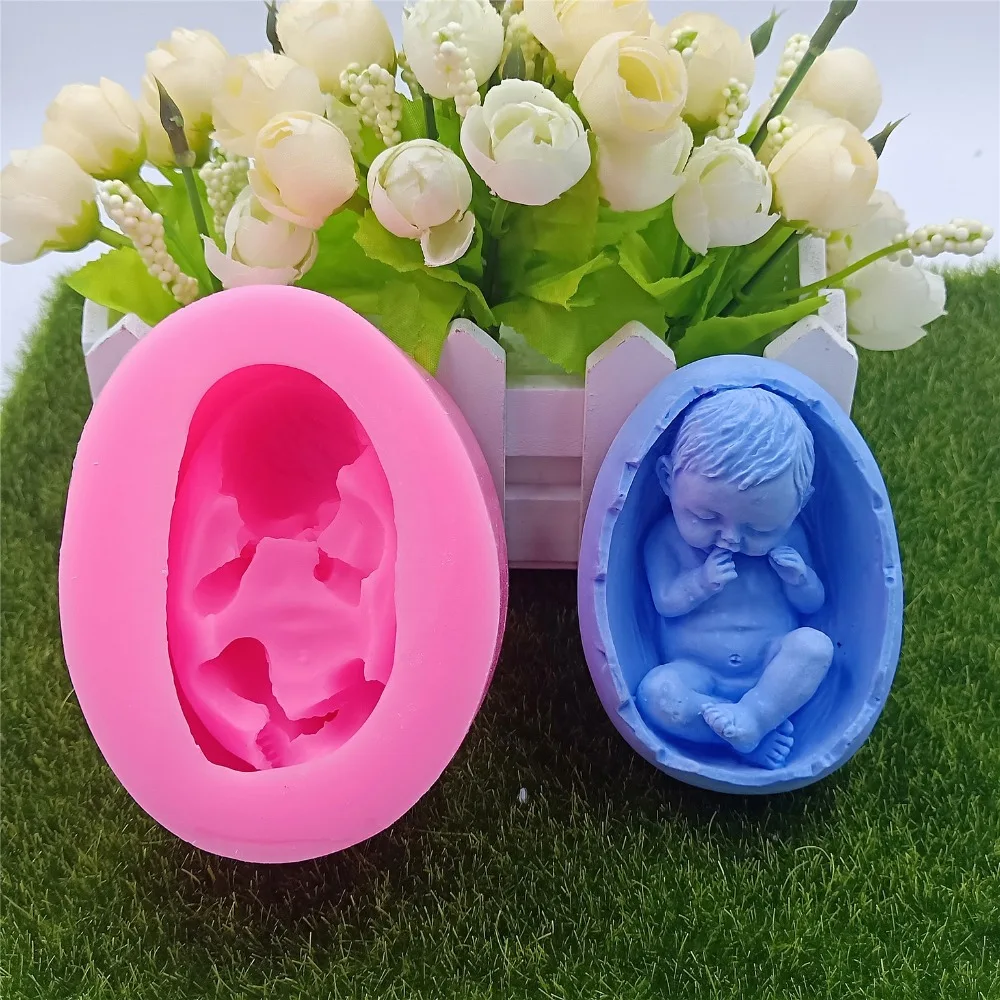 Милые детские формы для мыла 3D силиконовая форма украшения ароматерапии