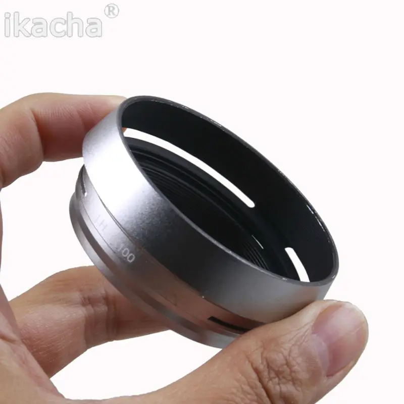 5 шт. горячее серебро 49 мм переходное кольцо объектива + металлическая бленда для