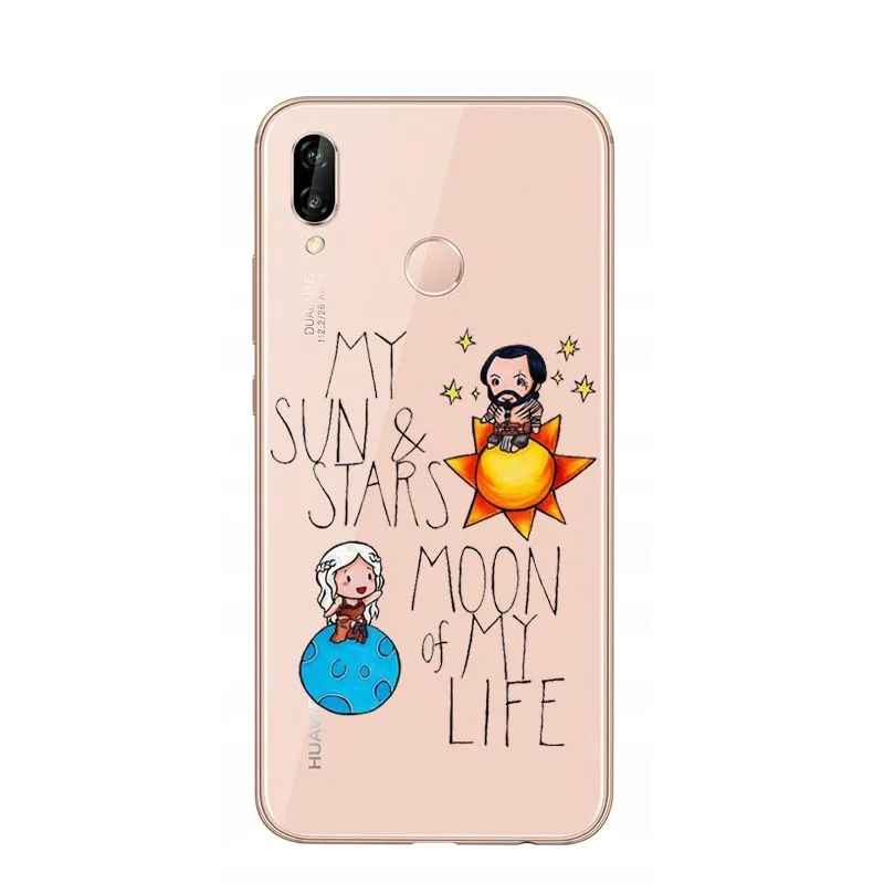Игра престолов Daenerys Dragon Jon Snow tyrion lannister мягкий чехол для huawei P20 Pro mate 20 Pro P30 Lite P20 P8 Lite P30Pro
