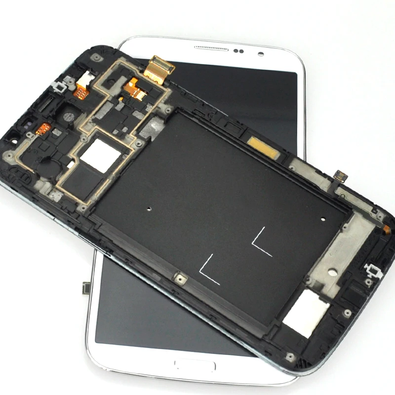 ЖК дисплей с рамкой An'Z для sumsung glaxy mega экран 6 3 дюйма i9205 сенсорные панели в сборе