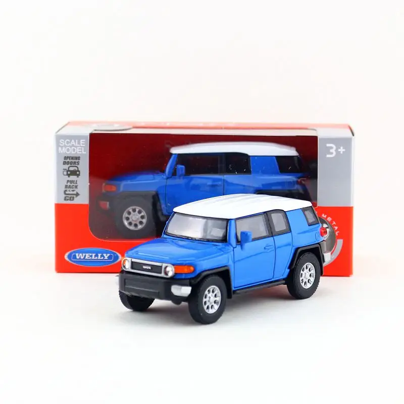 Модель под давлением Welly/Масштаб 1:36/Японская Игрушка внедорожник Toyota
