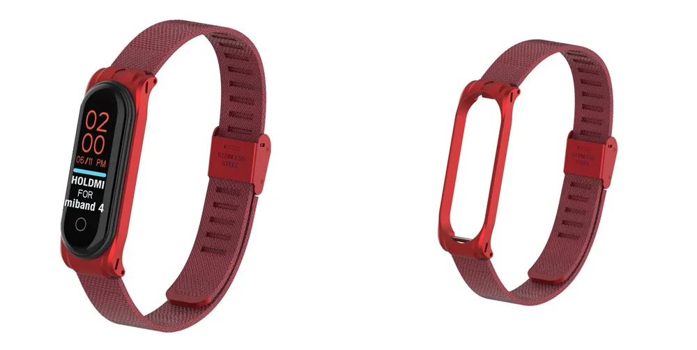 Металлический Ремешок Браслет mi Band 4 3 ремешок на запястье 4 3 NFC ремни из нержавеющей стали mi Band 4 3 ремешок на запястье для Xiao mi Band