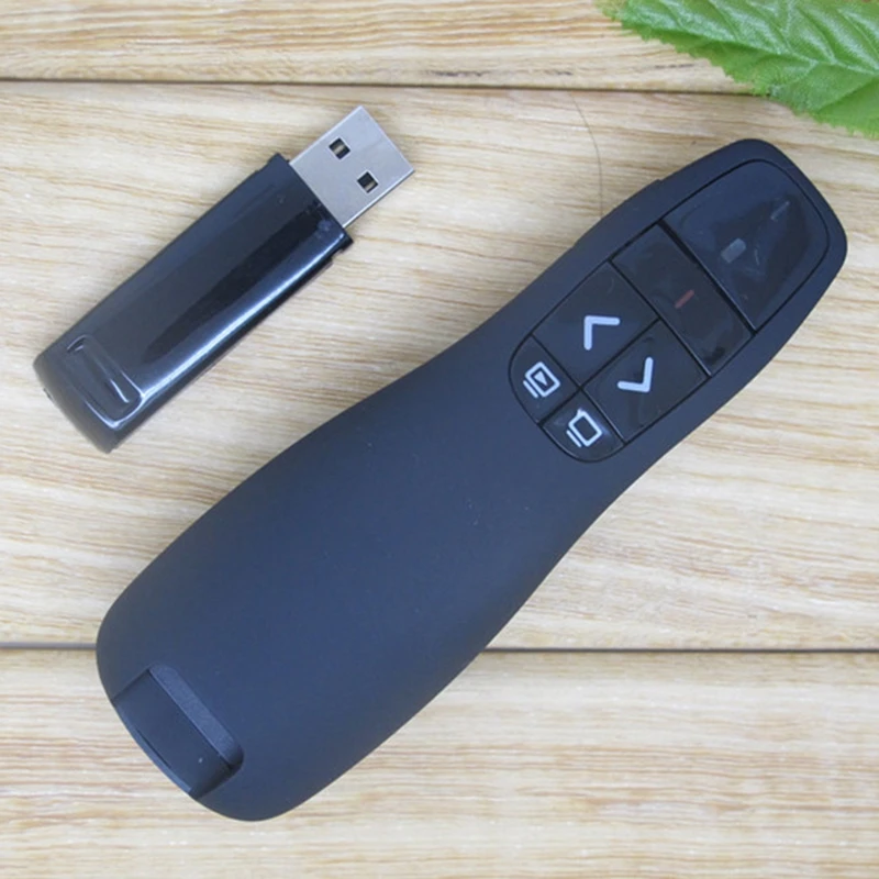 2 4 ГГц Usb Rf беспроводной ведущий ручной контроль с красной лазерной указкой ручка