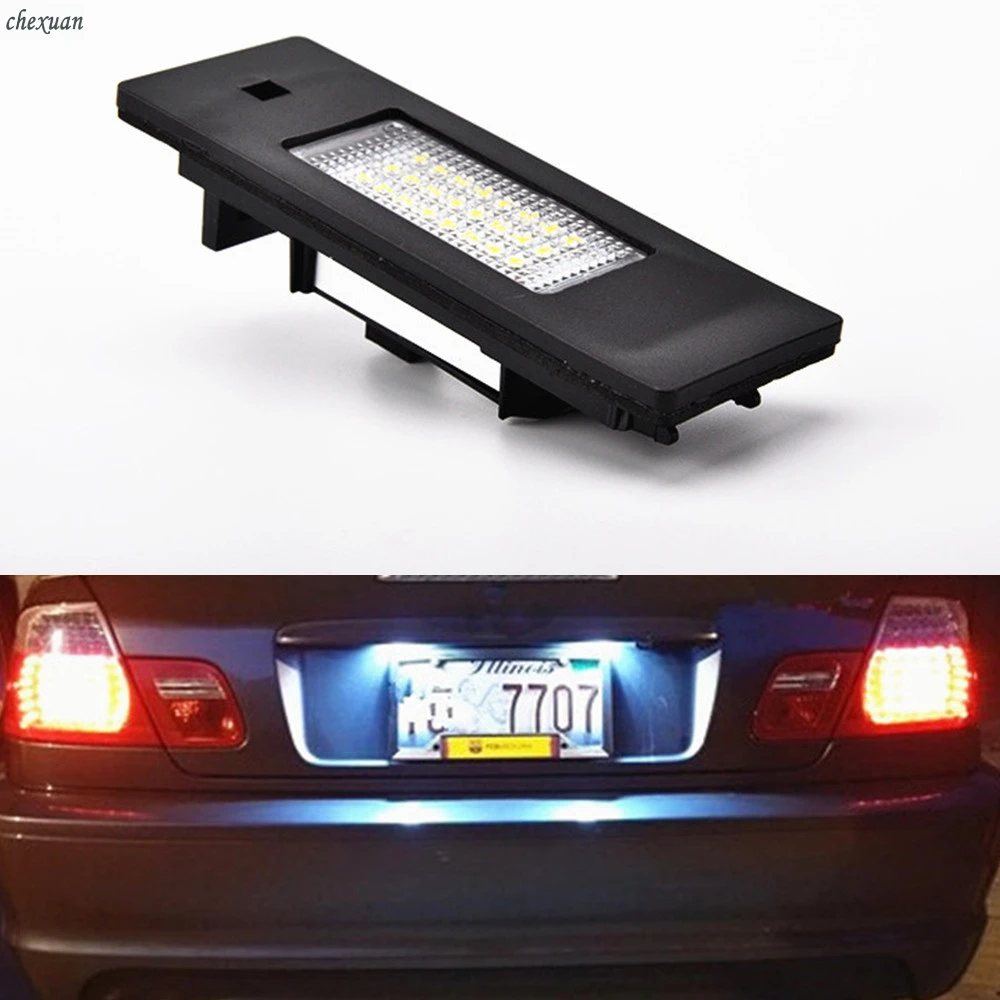 CSCSNL отражатели 2 шт мощностью 12V ABS 24smd белый 6000K светодиодный Подсветка