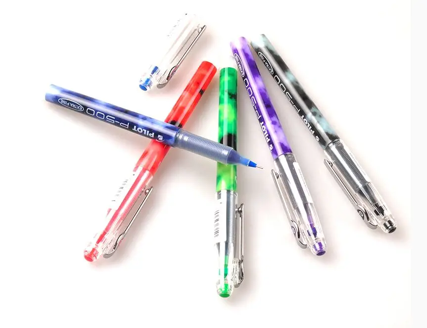 Ручки Pilot с использованием тонких игл Наконечник Ручка гелевыми чернилами P 500 0 5