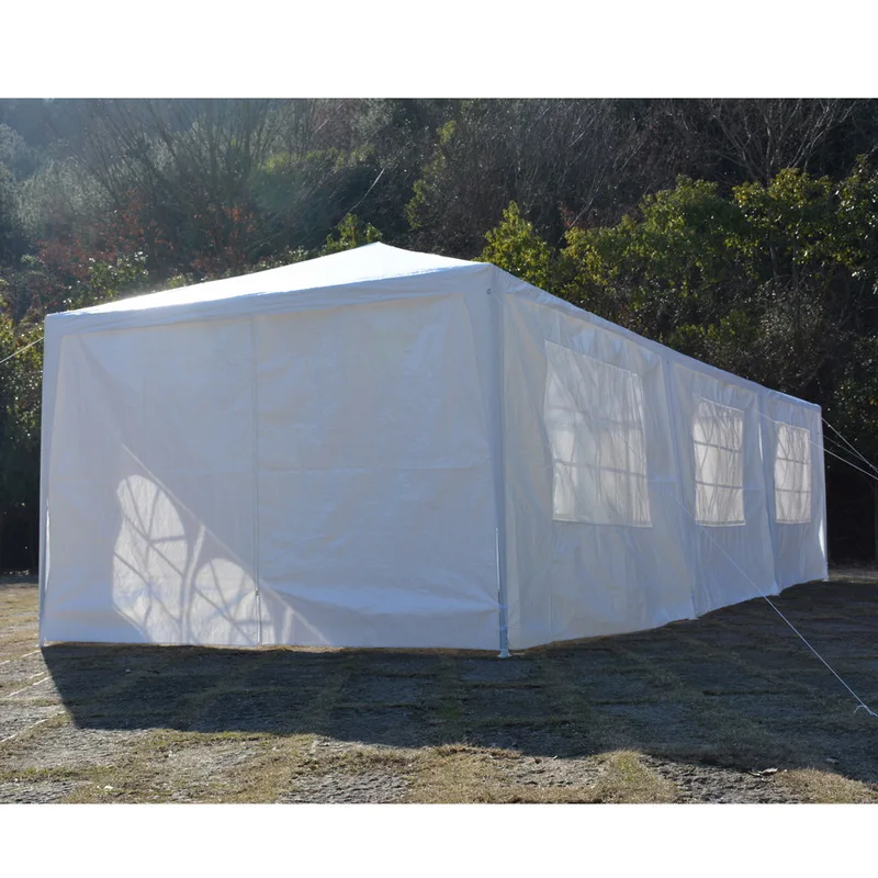 売却 10'x30' アップグレード 8 壁スパイラルチューブキャノピーパーティー結婚式テントガゼボパビリオン-ソ